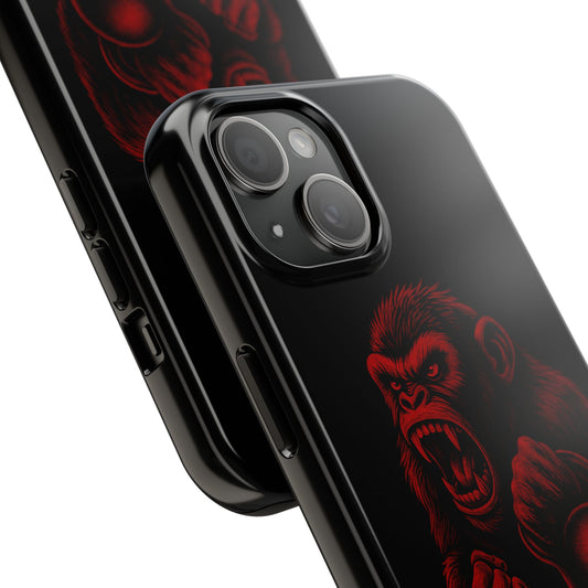 Fierce Gorilla Tough Phone Case | Unique Phone Cover for Protection, Gift for Him, Custom Phone Accessory, Gorilla Lover, Birthday Gift